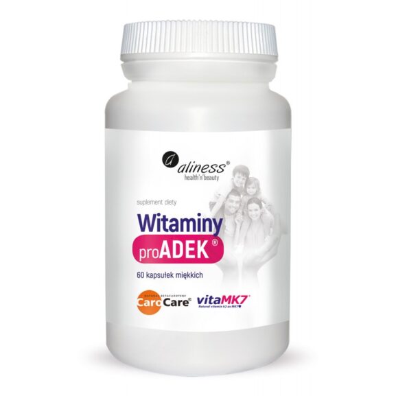 witaminy proadek 60 kapsulek miekkich witamina a witamina d3 witamina e witamina k2 aliness