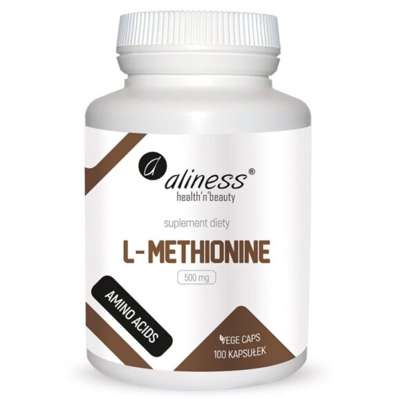 l methionine 500 mg 100 kaps aliness l metionina