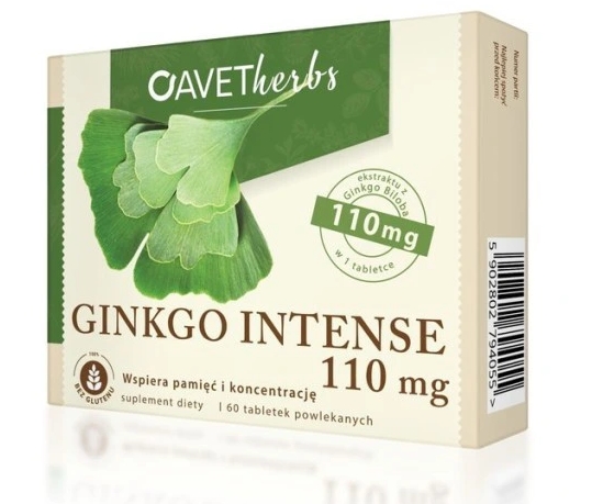 Ginkgo Intense 110mgAvet Herbs tabl 60ta