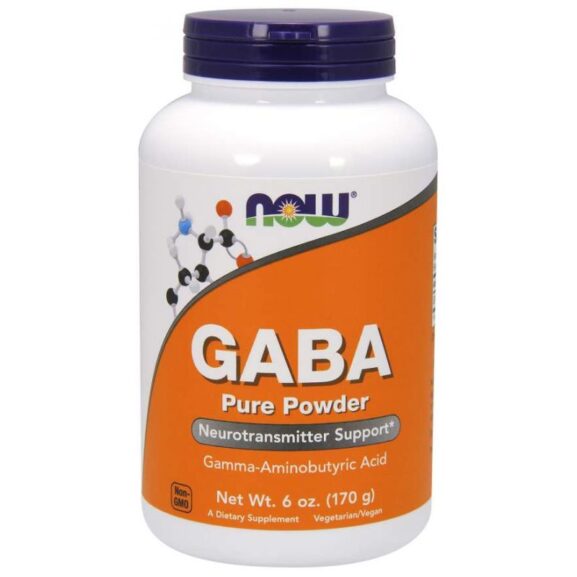 gaba kwas gamma aminomaslowy 170 g now foods