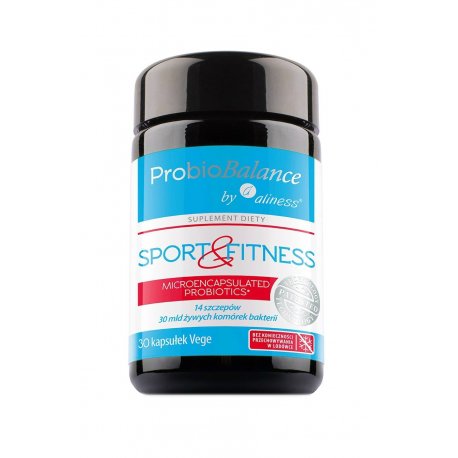 probiotyk dla aktywnych probiobalance sport amp fitness 30 mld 30 kaps aliness
