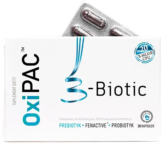 oxiPAC 3biotic probiotyk prebiotyk aronia