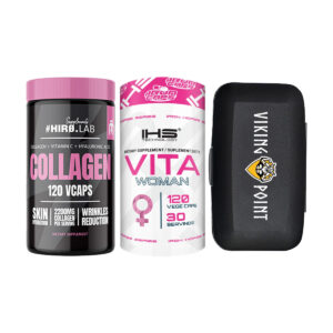 Zestaw Hiro.Lab Collagen 120 vcaps. + IHS Vita Woman 120 vcaps. + Pillbox Vikinga