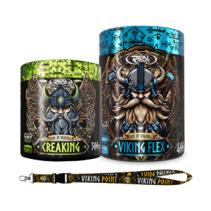 Zestaw Vikinga – Viking Flex 400g + CreaKing Creatine 300g + Smycz Vikinga