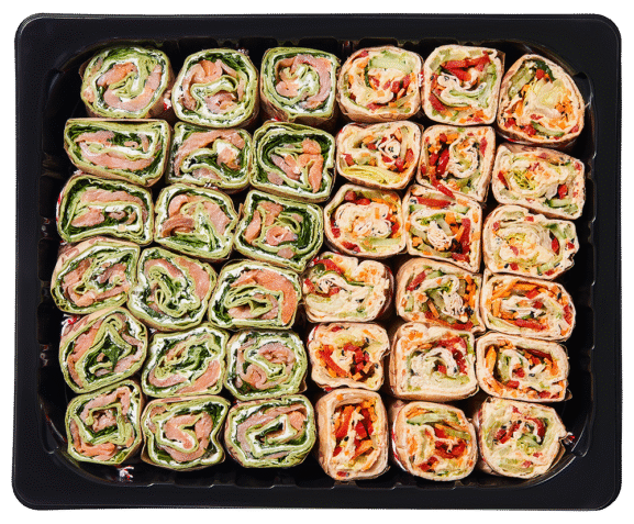 Salmon & Hummus Wrap BOX - obrazek 1