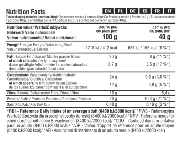 7NUTRITION Bar California 40g Caramel Peanut - obrazek 2